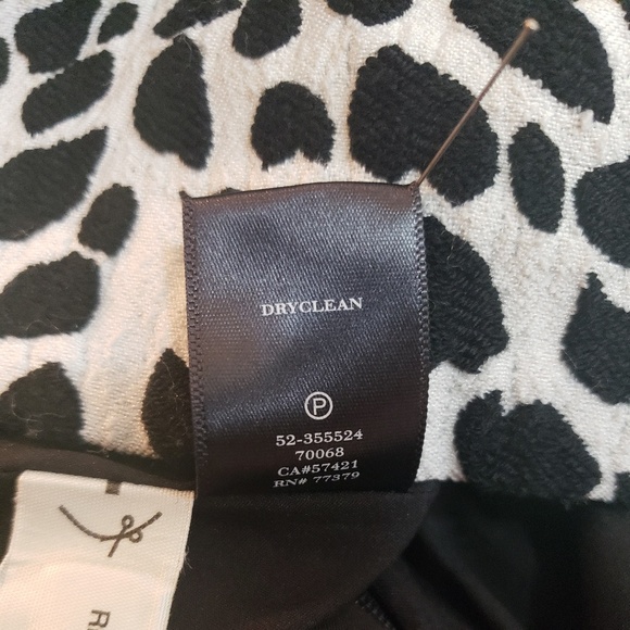 Ann Taylor Animal Print Straight Skirt, Sz 4 - Picture 6 of 6